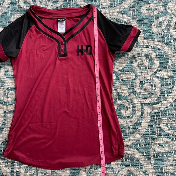 Harley-Davidson Stillwater OK Women's Short Sleeve Baseball Tee T-Shirt - Size L - Picture 6 of 8